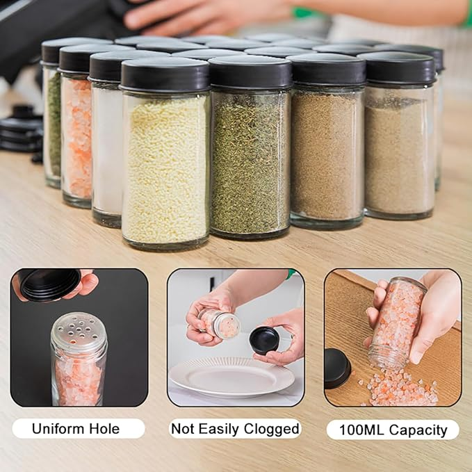 Homeilya | 18 Jar Rotating Spice Jar – طقم بهارات دوار 18 برطمان