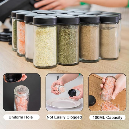 Homeilya | 18 Jar Rotating Spice Jar – طقم بهارات دوار 18 برطمان